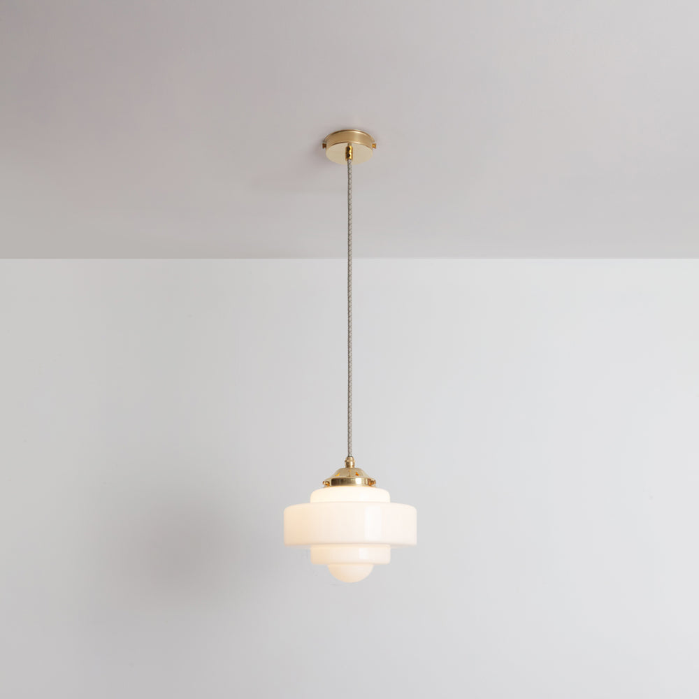 "Atlas" Pendant Light - Opal Glass