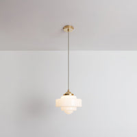 "Atlas" Pendant Light - Opal Glass