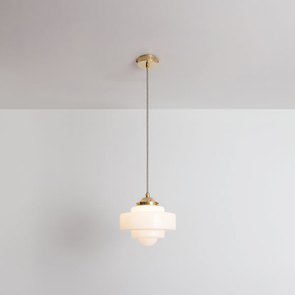 "Atlas" Pendant Light - Opal Glass