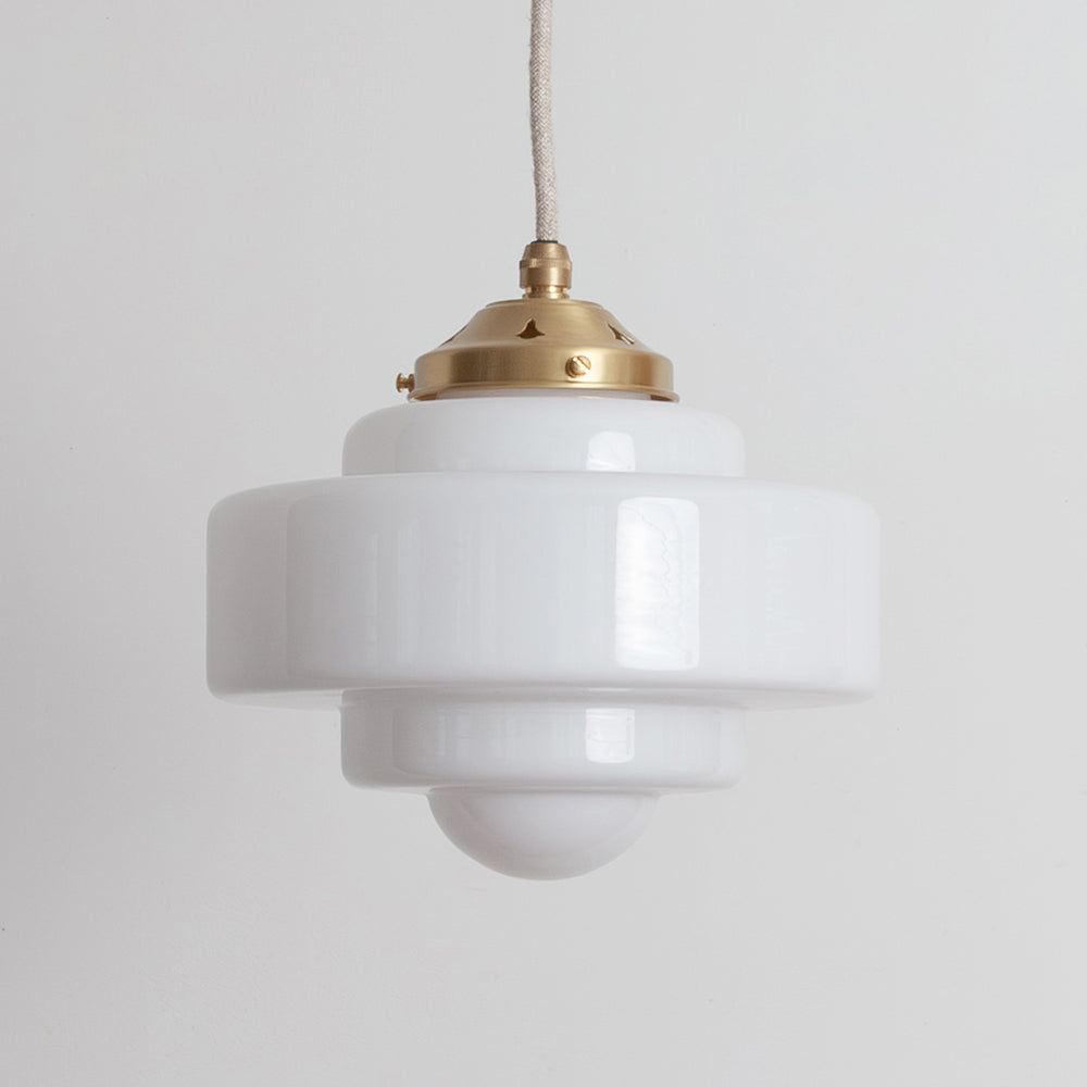 "Atlas" Pendant Light - Opal Glass