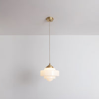 "Atlas" Pendant Light - Opal Glass
