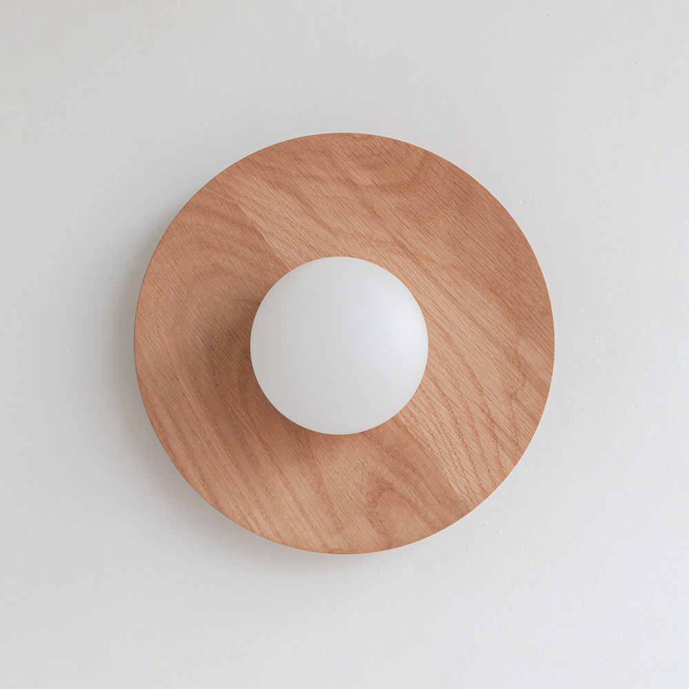 "Cara" Wall Light - Hardwood