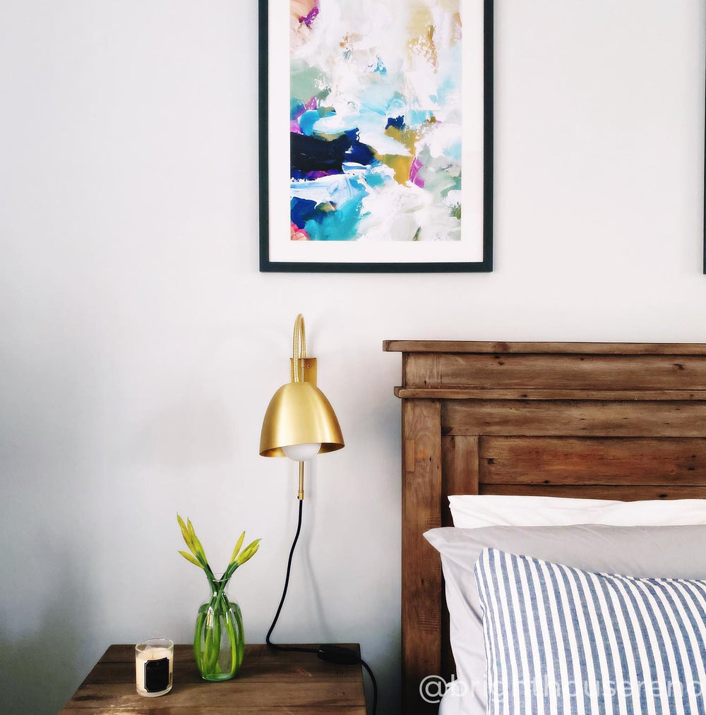 "Flexi Neck" Swing Arm Wall Light - Bracketed