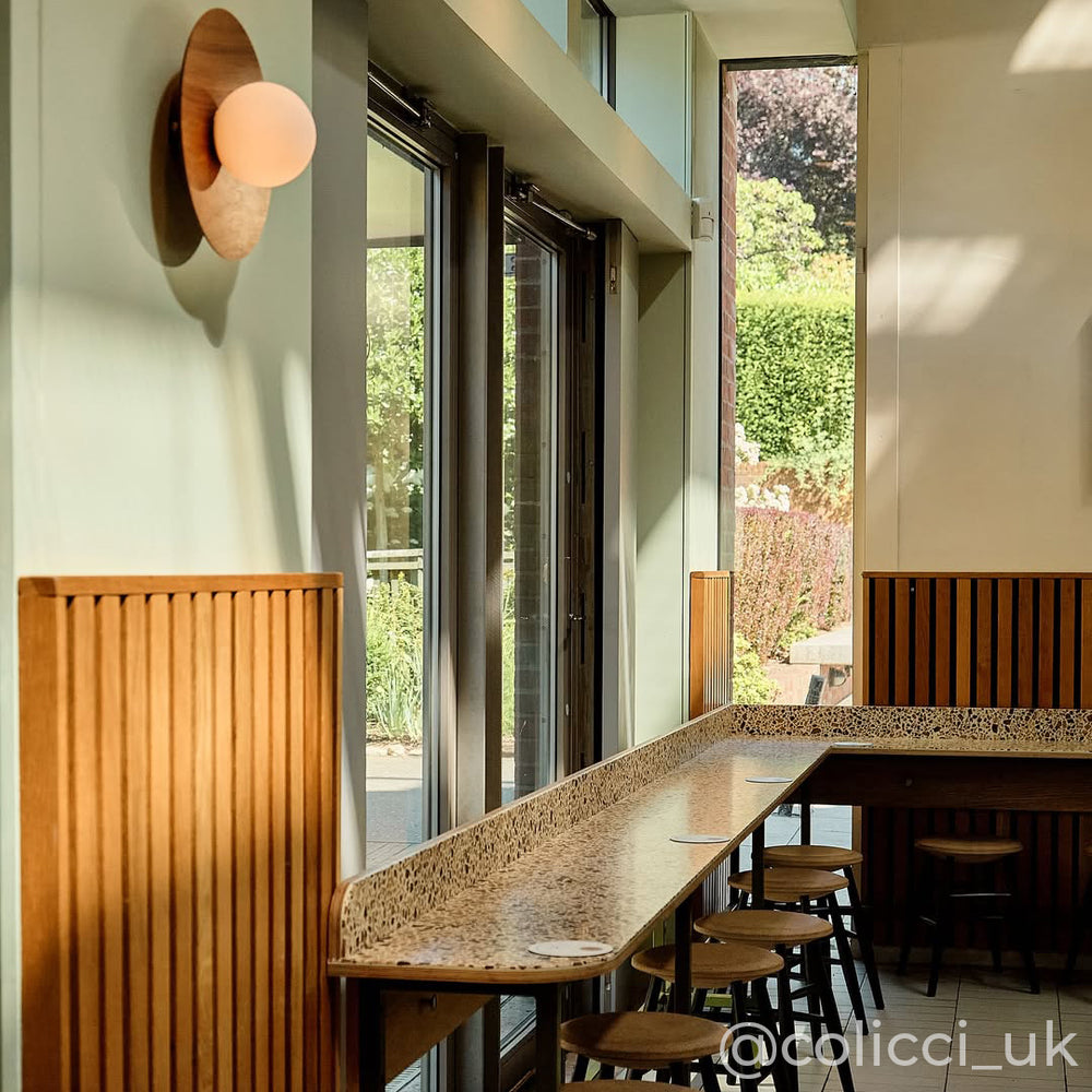 "Cara" Wall Light - Hardwood