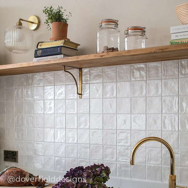 Clear Reeded Glass Wall Light