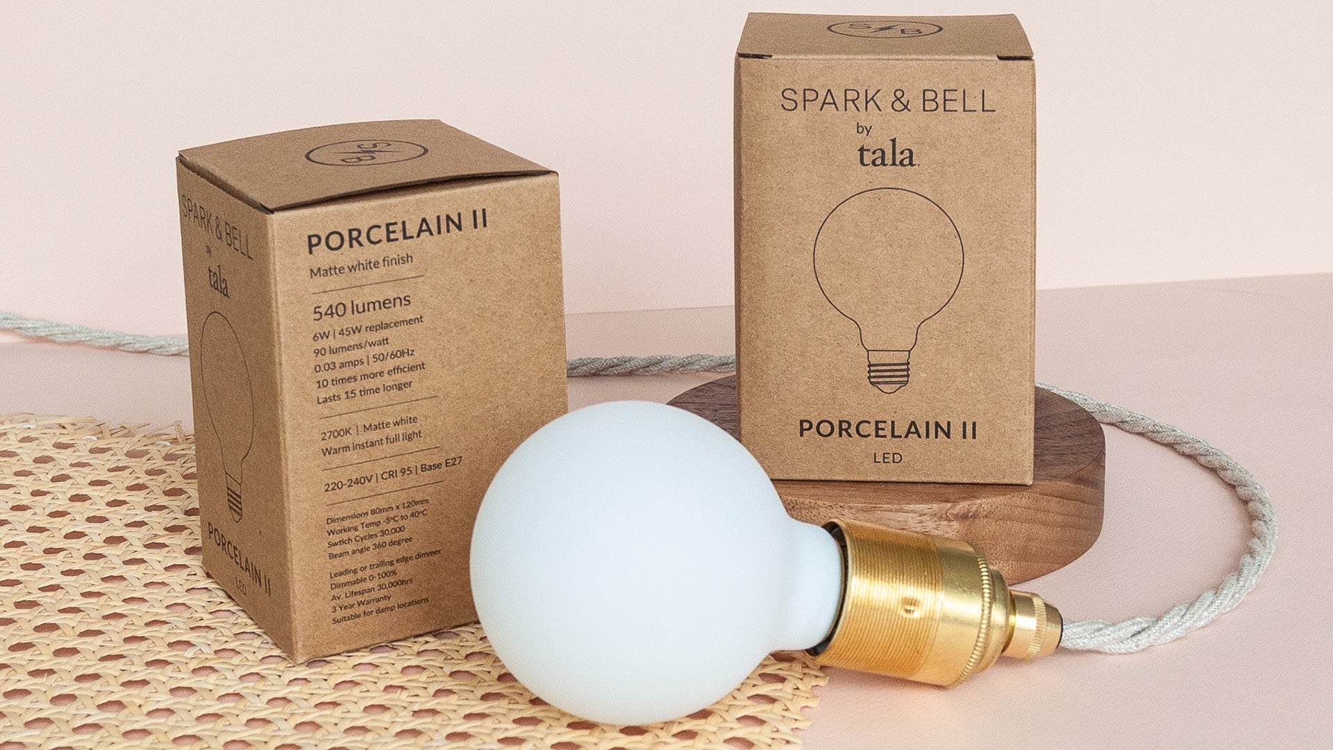 Spark & Bell - Tala Light Bulbs | Custom Fabric Cable | Add-Ons - Spark ...