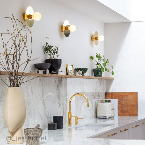 "Arc" Wall Light - Brass