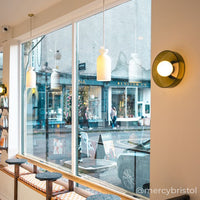 "Kinvara" Long Pendant Light - White Ceramic