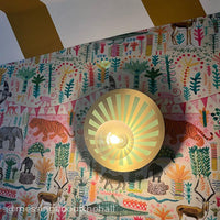 "Sunburst Arc" Wall Light - Colour Series