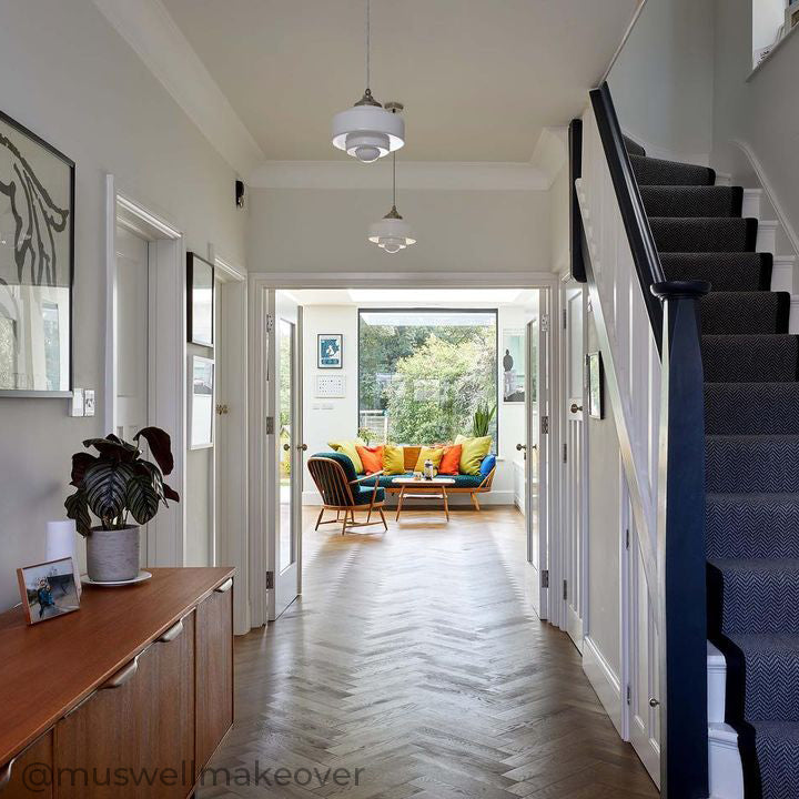 "Atlas" Pendant Light - Opal Glass