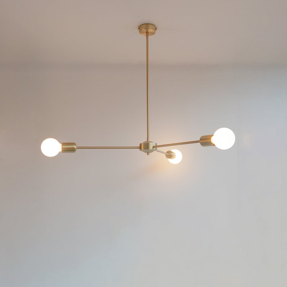 Triple Arm Chandelier