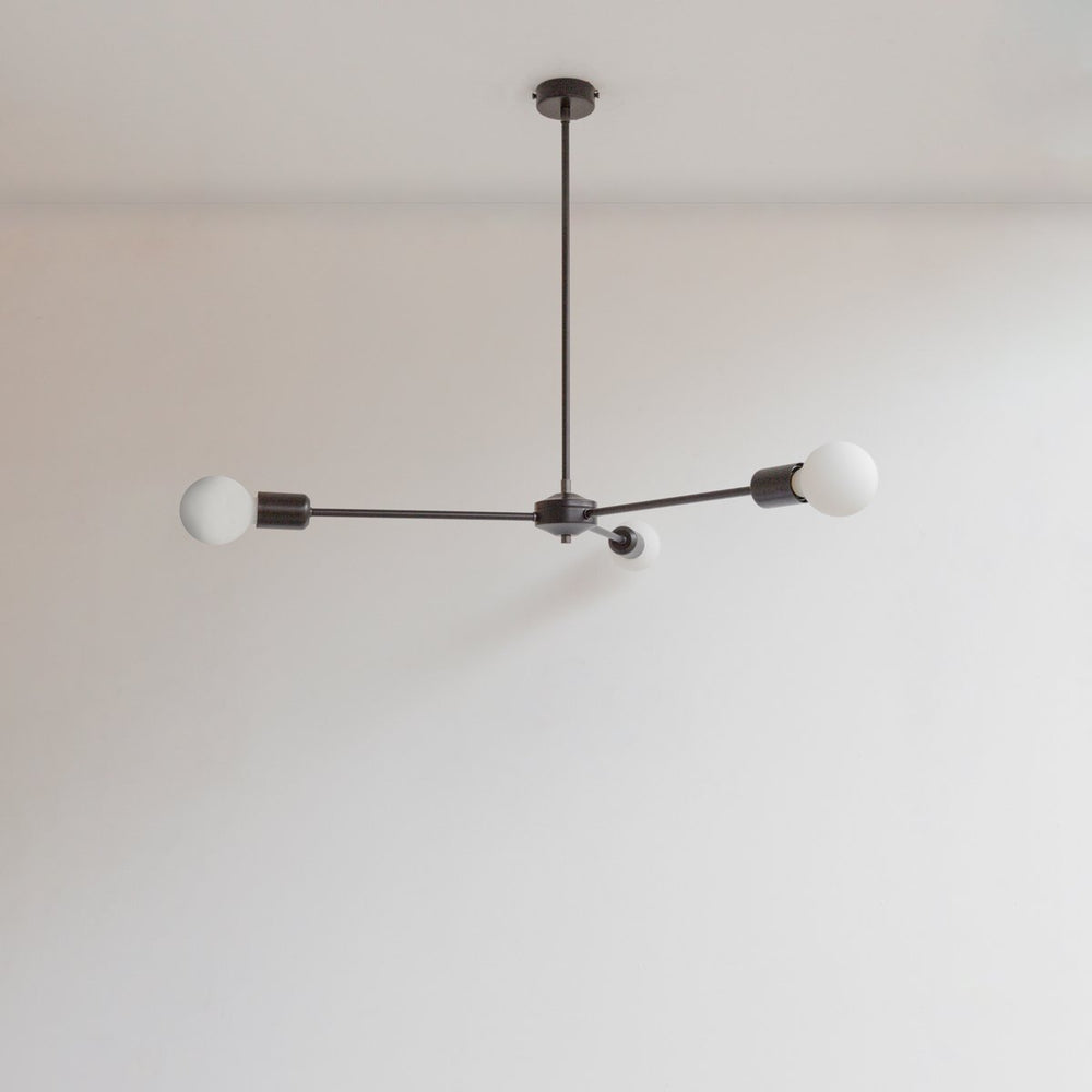 Triple Arm Chandelier