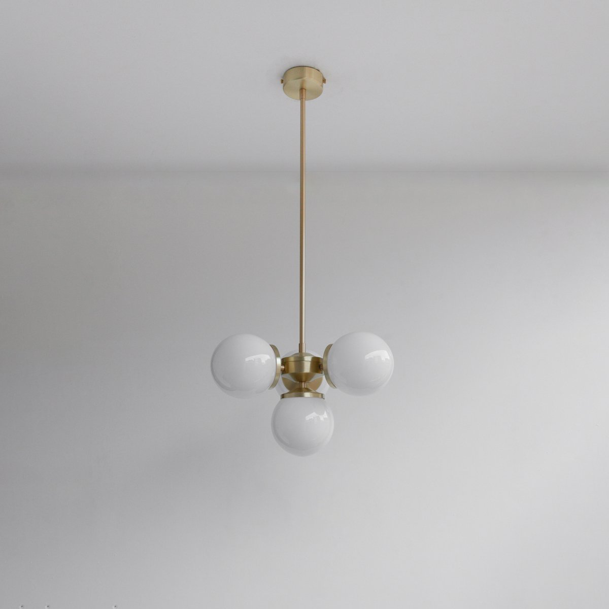 "Lir" Opal Glass Chandelier
