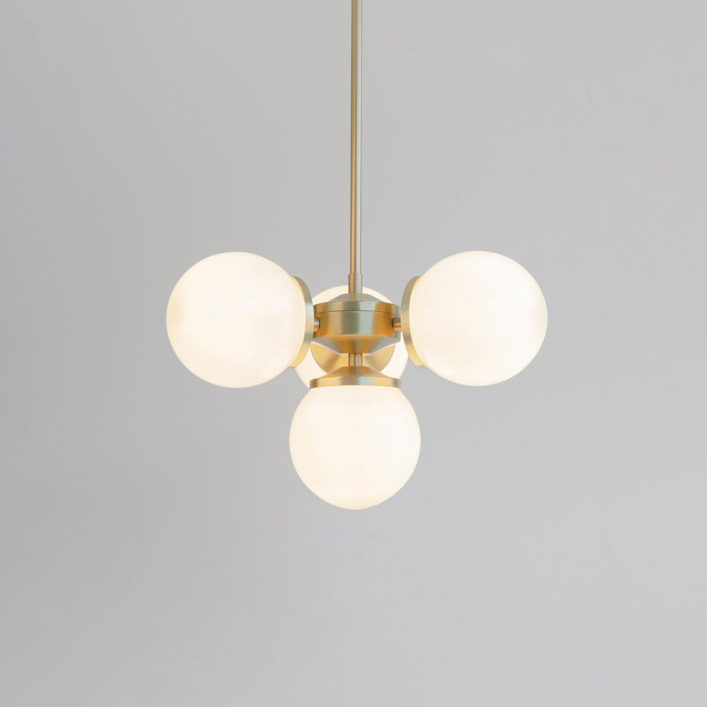 "Lir" Opal Glass Chandelier