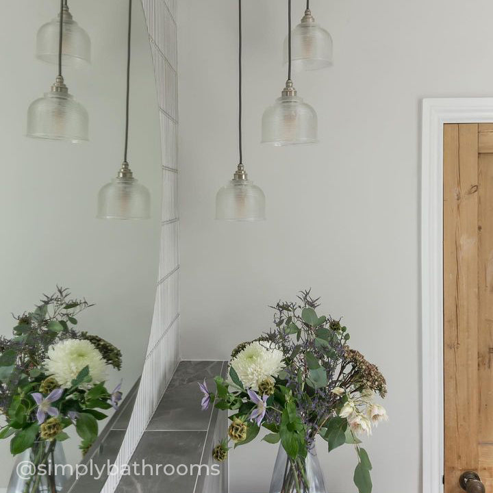 Prismatic Glass Pendant Light