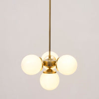 "Lir" Opal Glass Chandelier