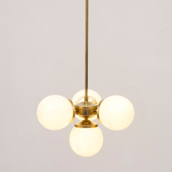"Lir" Opal Glass Chandelier
