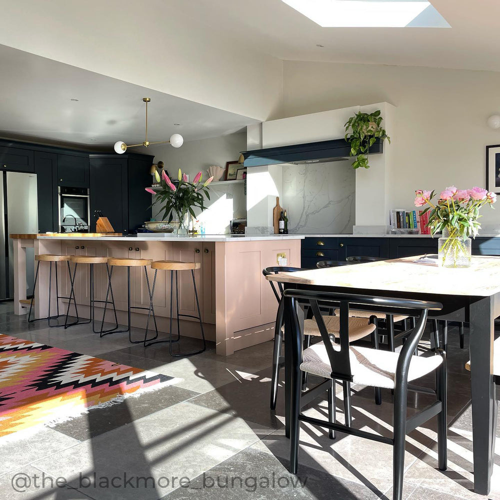 T-Bar Opal Glass Chandelier