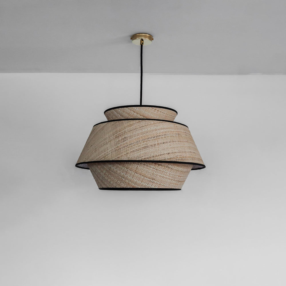 "Ashford" Raffia Shade Pendant Light
