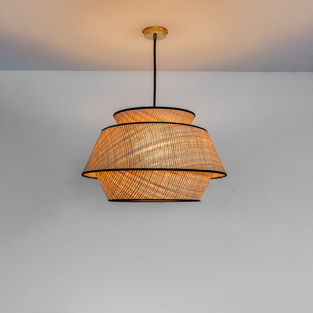"Ashford" Raffia Shade Pendant Light