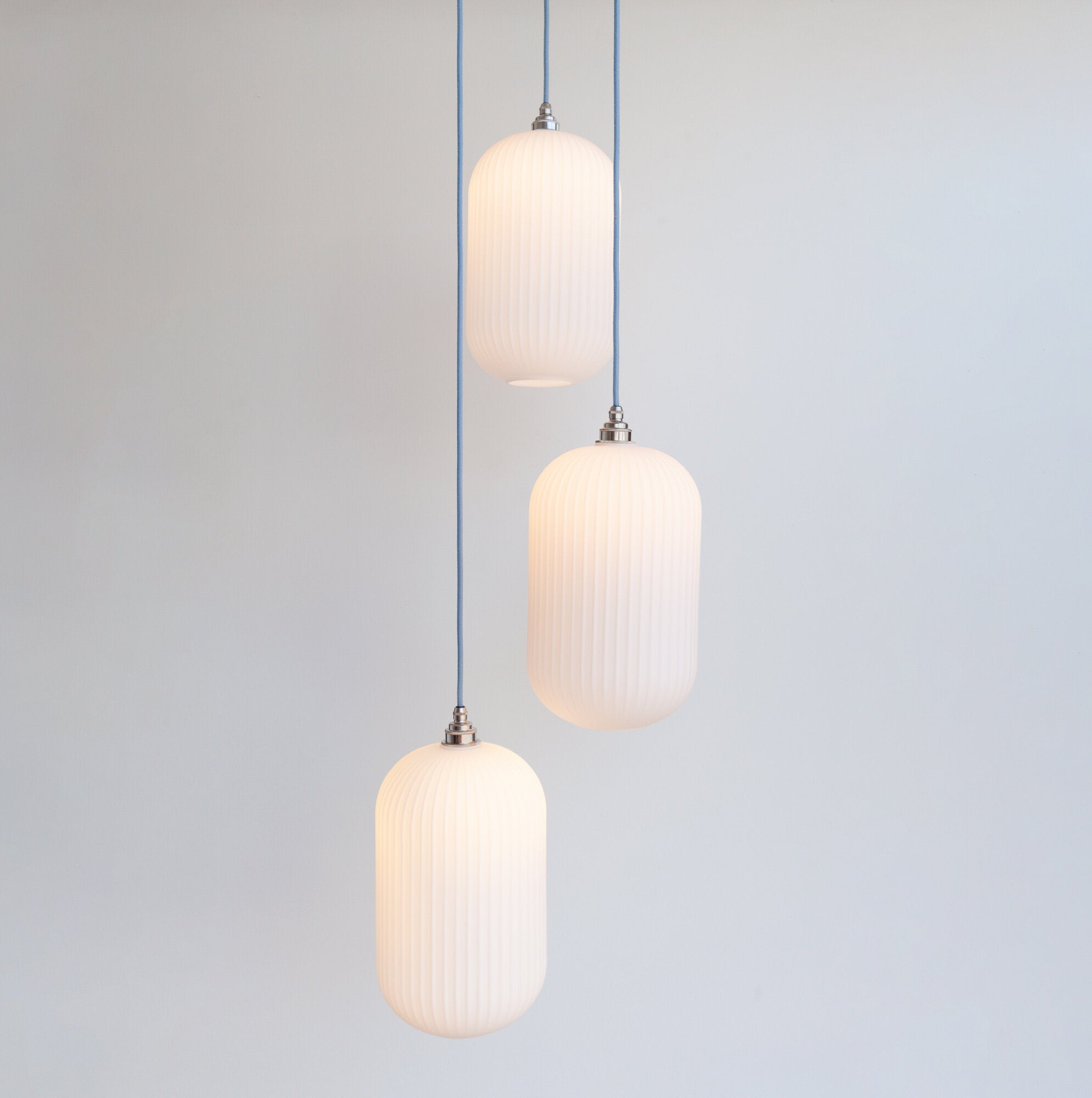Add On Custom Large Triple Drop Pendant Light