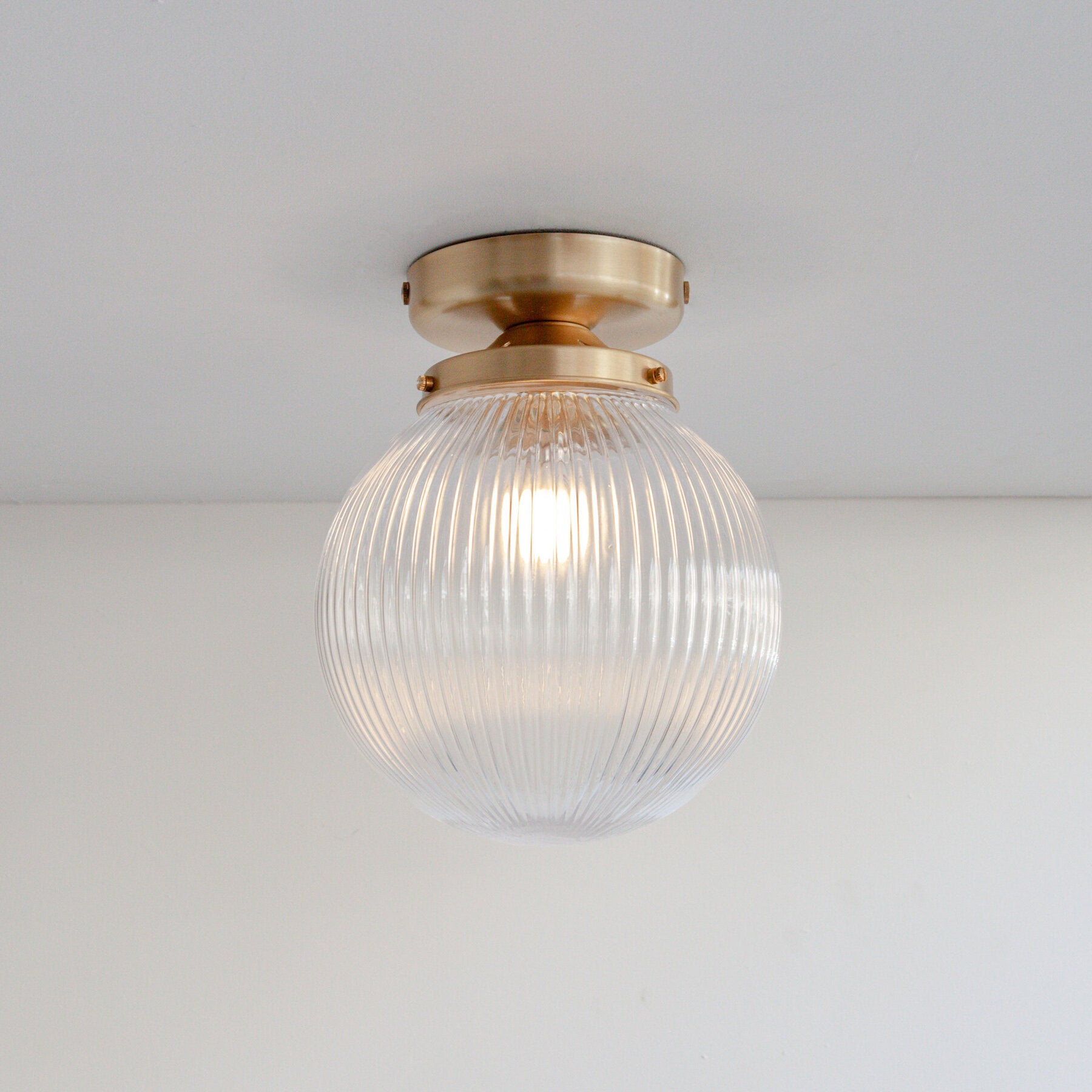 Globe flush pendant on sale