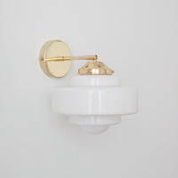 "Atlas" Wall Light - Opal Glass