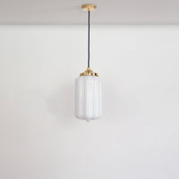 "Lois" Pendant Light - Opal Glass