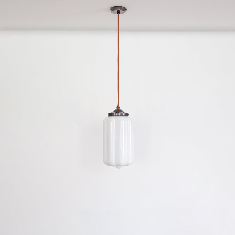 "Lois" Pendant Light - Opal Glass