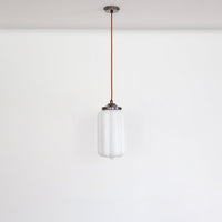 "Lois" Pendant Light - Opal Glass