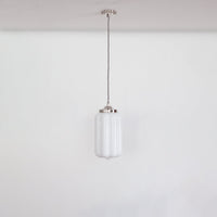 "Lois" Pendant Light - Opal Glass