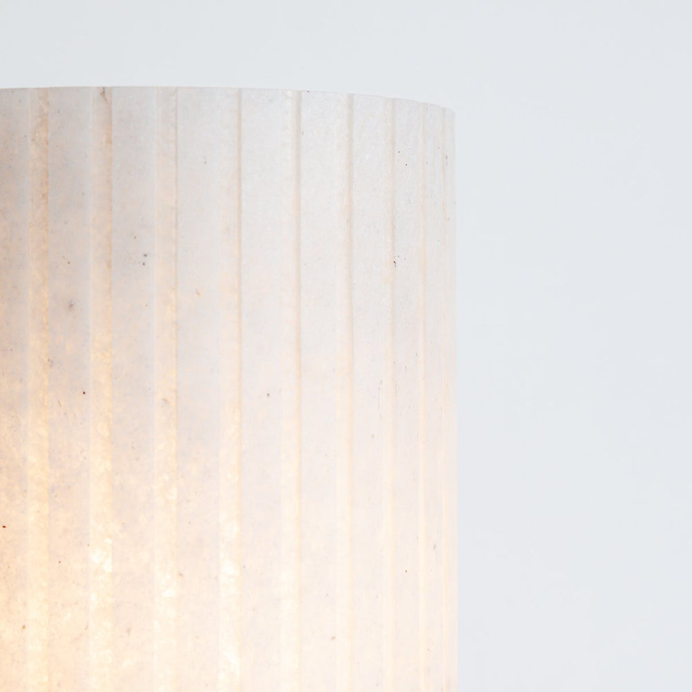 "Rian" Fluted Table Lamp - Cork