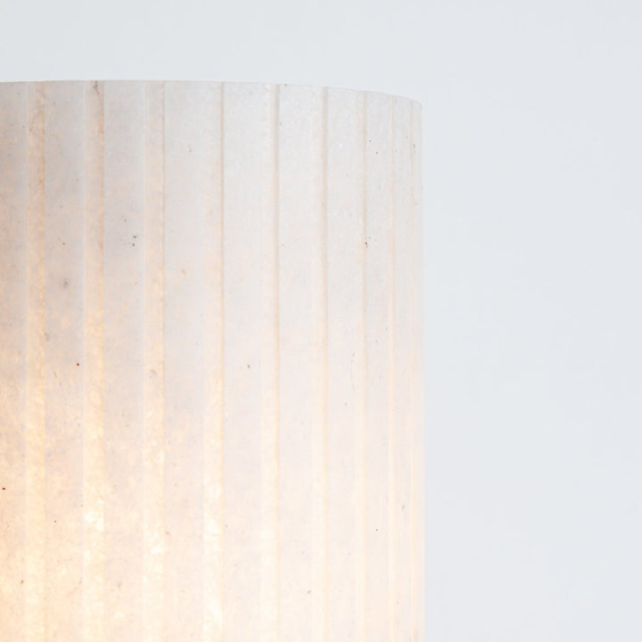 "Rian" Fluted Table Lamp - Cork