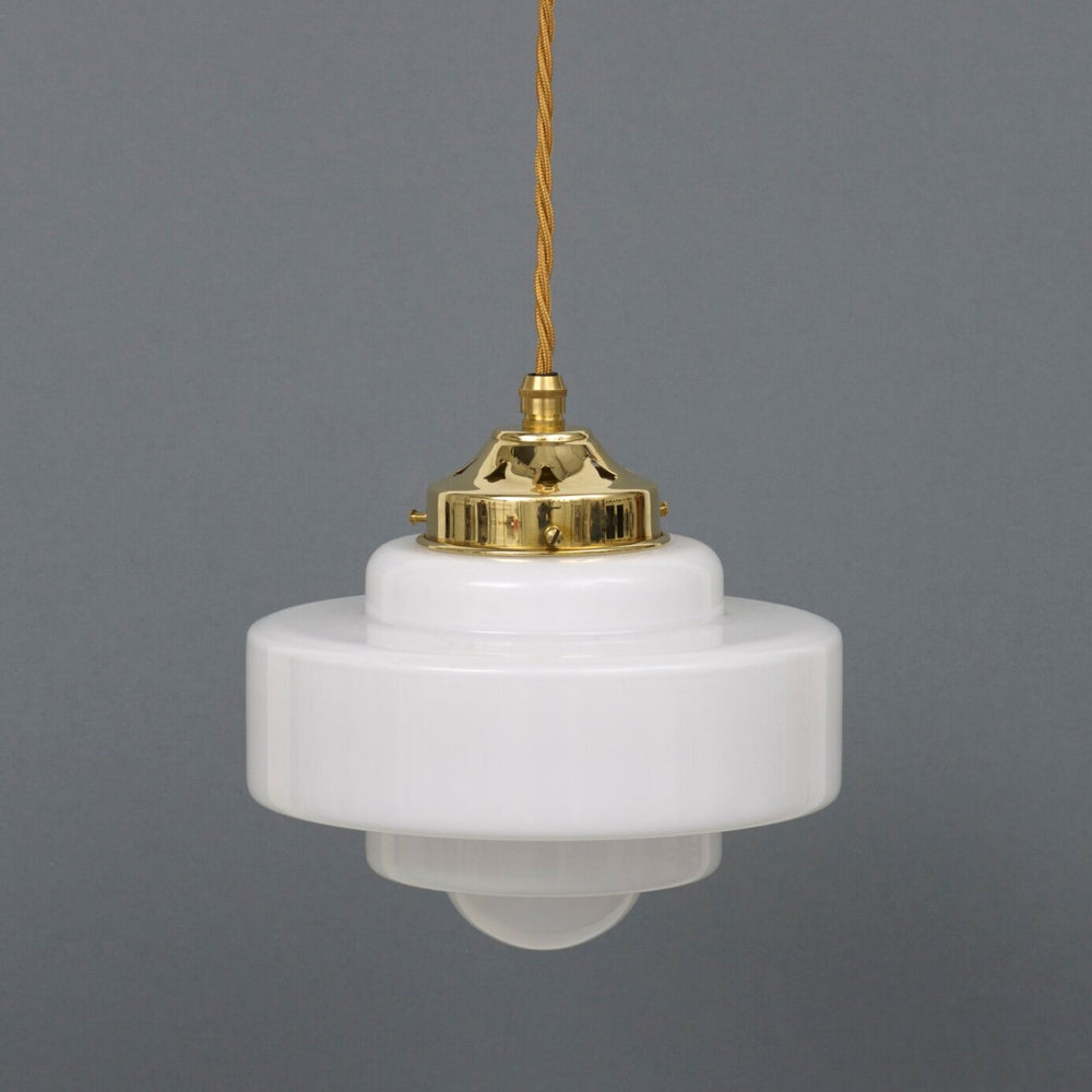 "Atlas" Pendant Light - Opal Glass