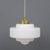 "Atlas" Pendant Light - Opal Glass