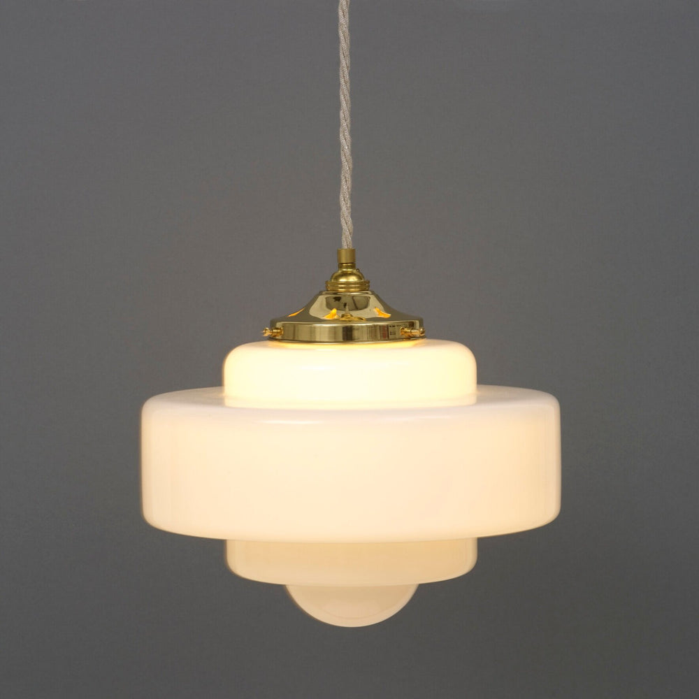 "Atlas" Pendant Light - Opal Glass