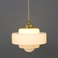 "Atlas" Pendant Light - Opal Glass
