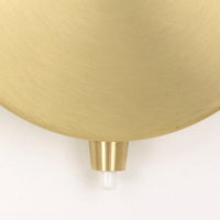 Clear Reeded Glass Wall Light