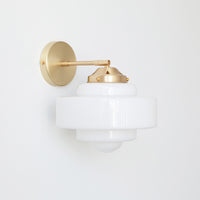 "Atlas" Wall Light - Opal Glass