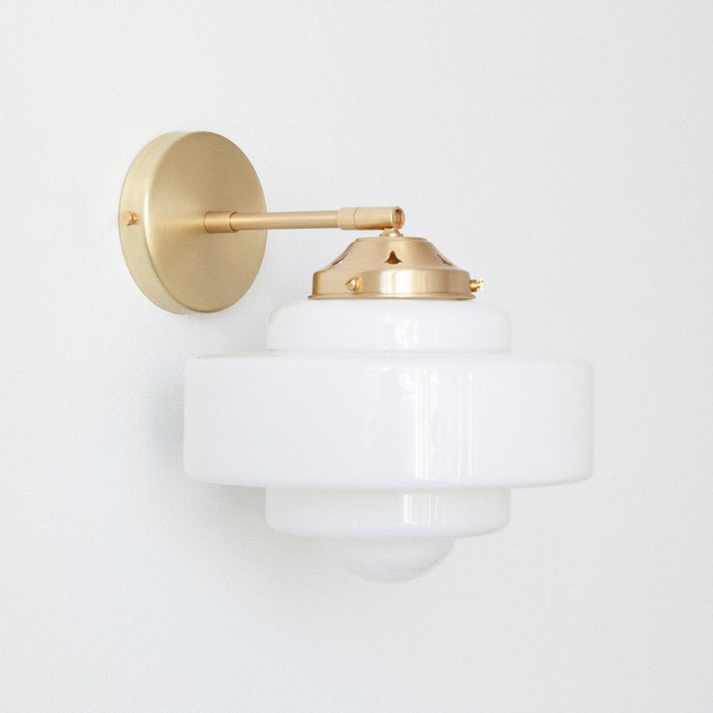 "Atlas" Wall Light - Opal Glass