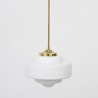 "Atlas" Opal Glass Stemmed Pendant Light