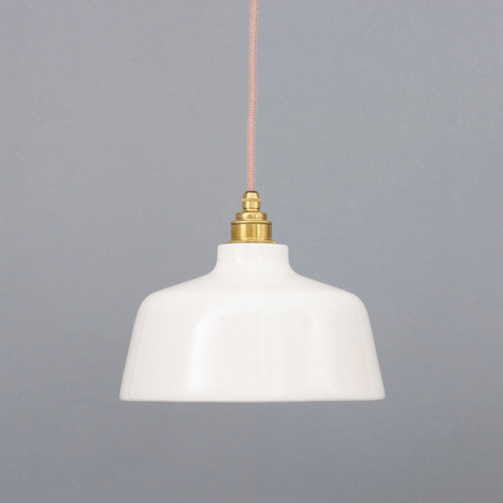 "Belle" Pendant Light - White Ceramic