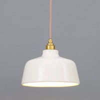 "Belle" Pendant Light - White Ceramic