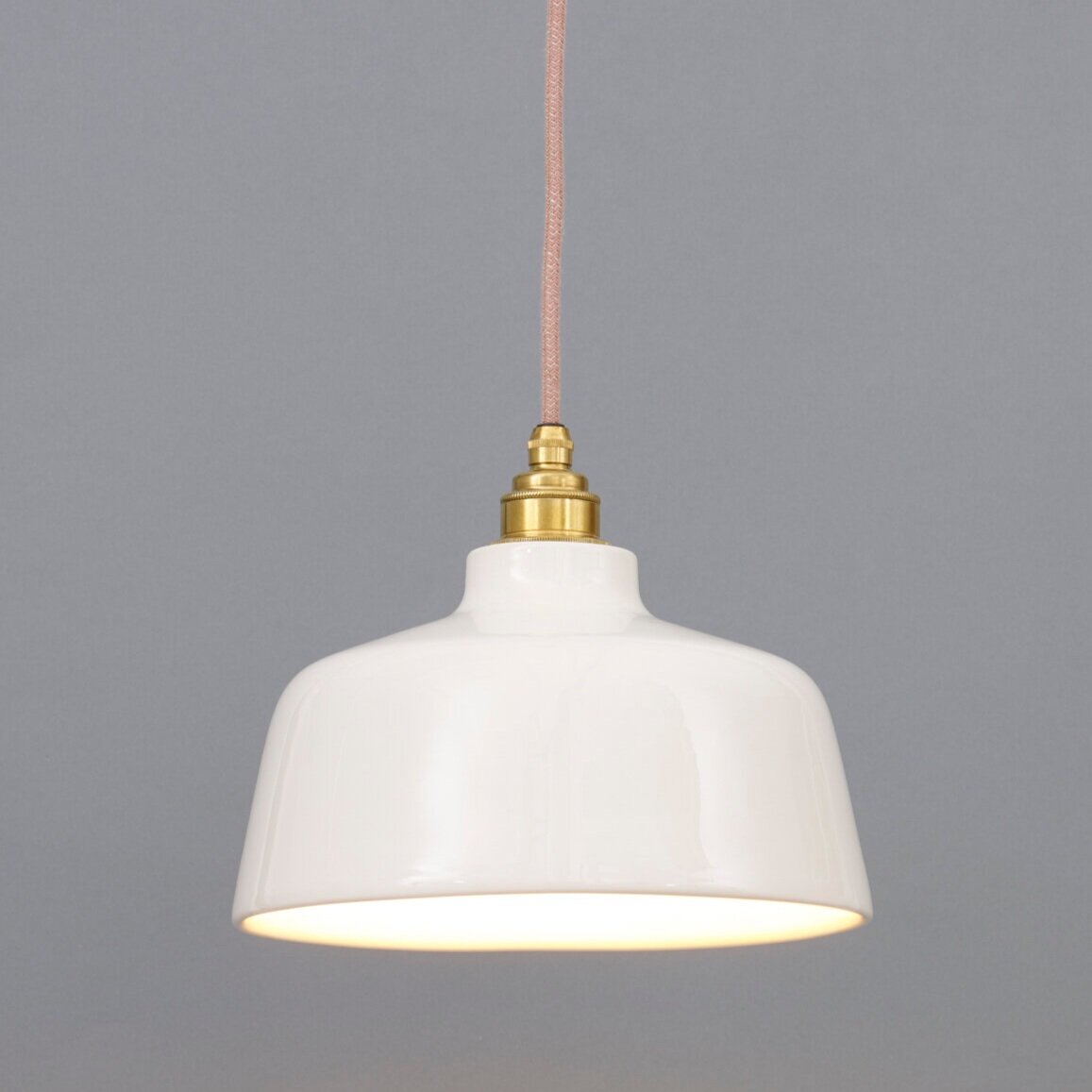 "Belle" Pendant Light - White Ceramic